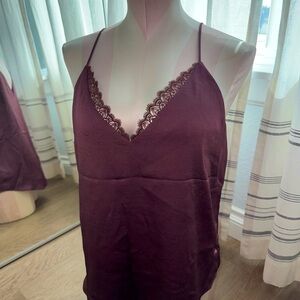 Brown Lacey top